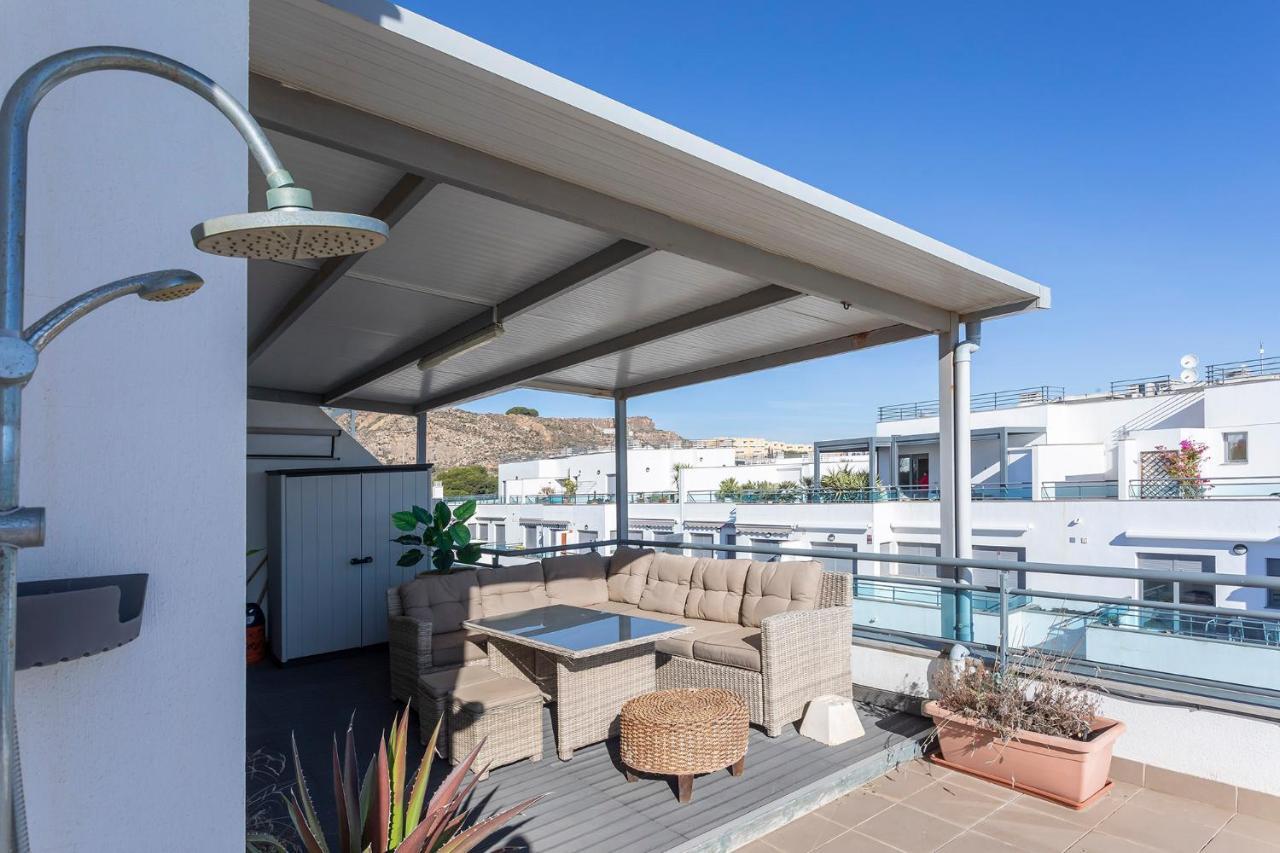 Апартаменты Atico Pinar De Garrucha Con Vistas Al Mar-Gran Terraza Экстерьер фото